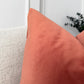 Velvet Powder Pink Cushion Cover Scatter Salmon Pink Cushion Cover (All Sizes) (Copy)