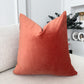 Velvet Powder Pink Cushion Cover Scatter Salmon Pink Cushion Cover (All Sizes) (Copy)