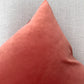 Velvet Powder Pink Cushion Cover Scatter Salmon Pink Cushion Cover (All Sizes) (Copy)