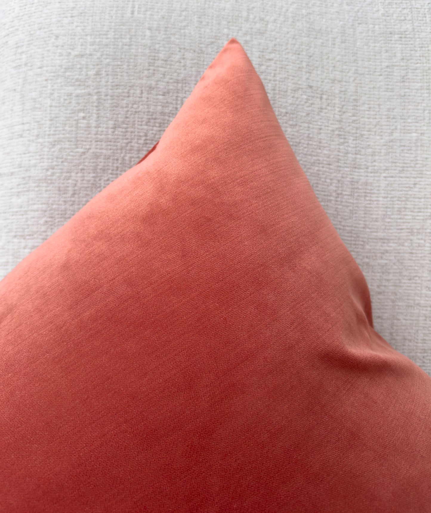 Velvet Powder Pink Cushion Cover Scatter Salmon Pink Cushion Cover (All Sizes) (Copy)