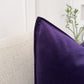 Cotton Velvet Deep Purple Cushion Cover (All Sizes)