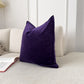 Cotton Velvet Deep Purple Cushion Cover (All Sizes)