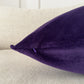 Cotton Velvet Deep Purple Cushion Cover (All Sizes)