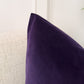 Cotton Velvet Deep Purple Cushion Cover (All Sizes)