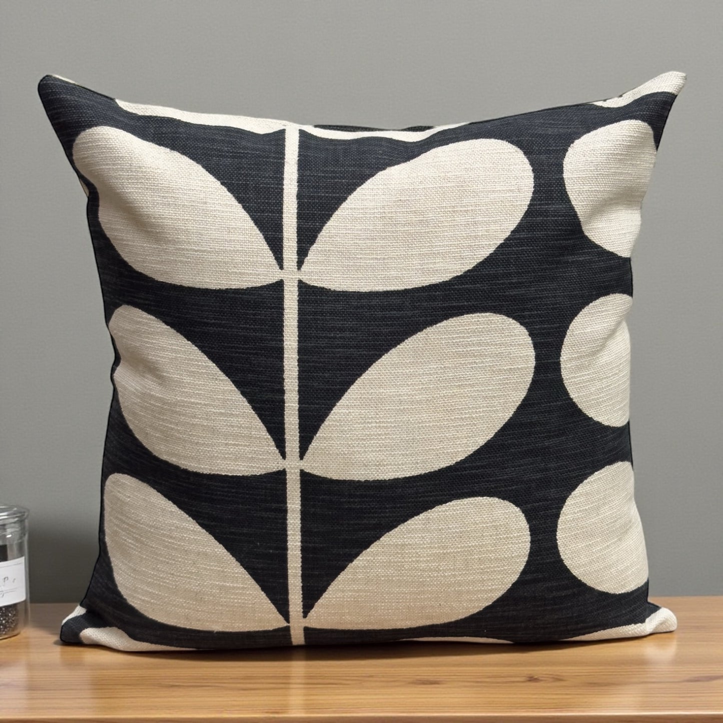 Slub Cotton Orla Kiely Solid Stem Cushion Cover Scandinavian Style