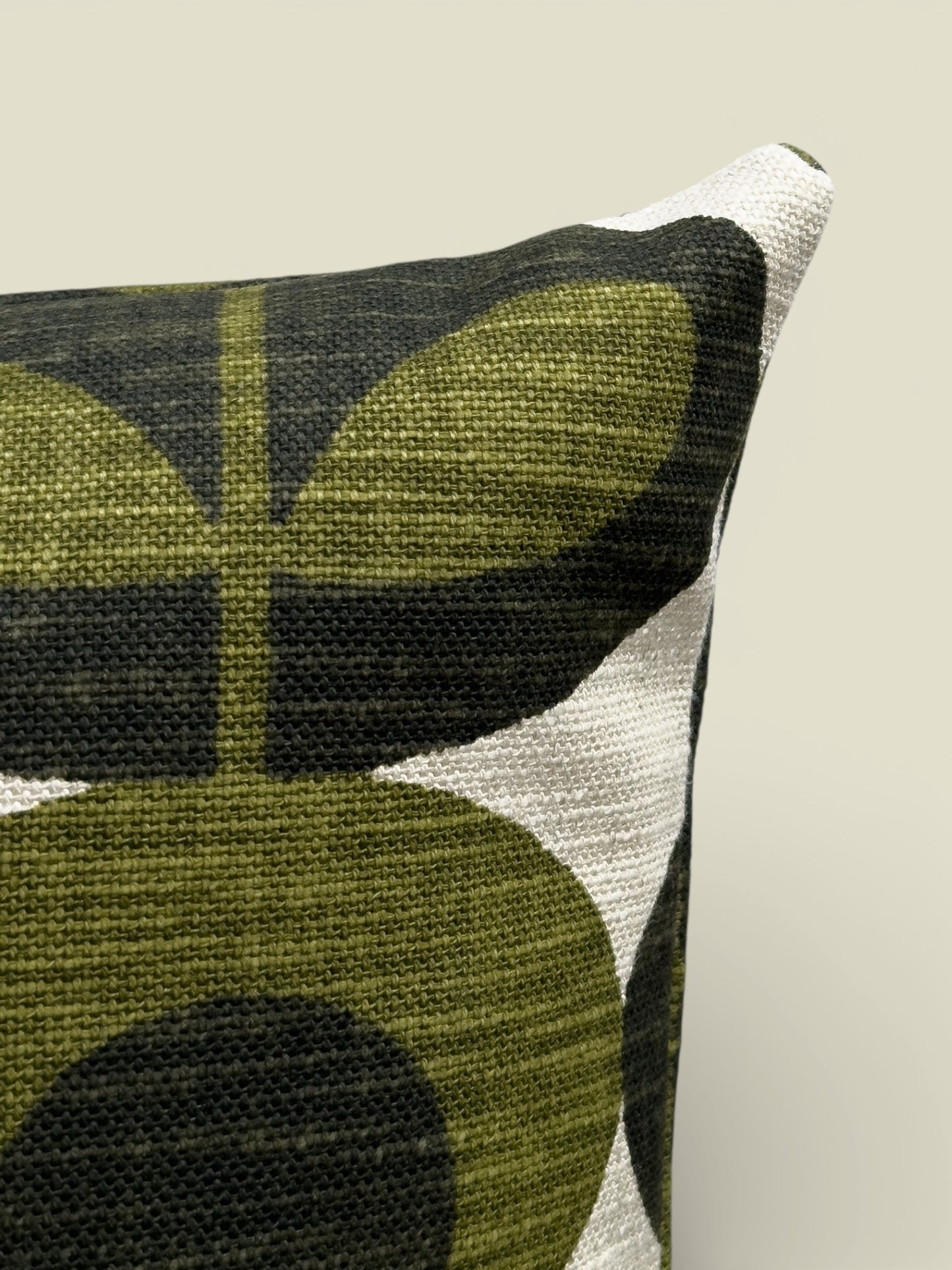Slub Cotton Orla Kiely Solid Stem Cushion Cover Scandinavian Style
