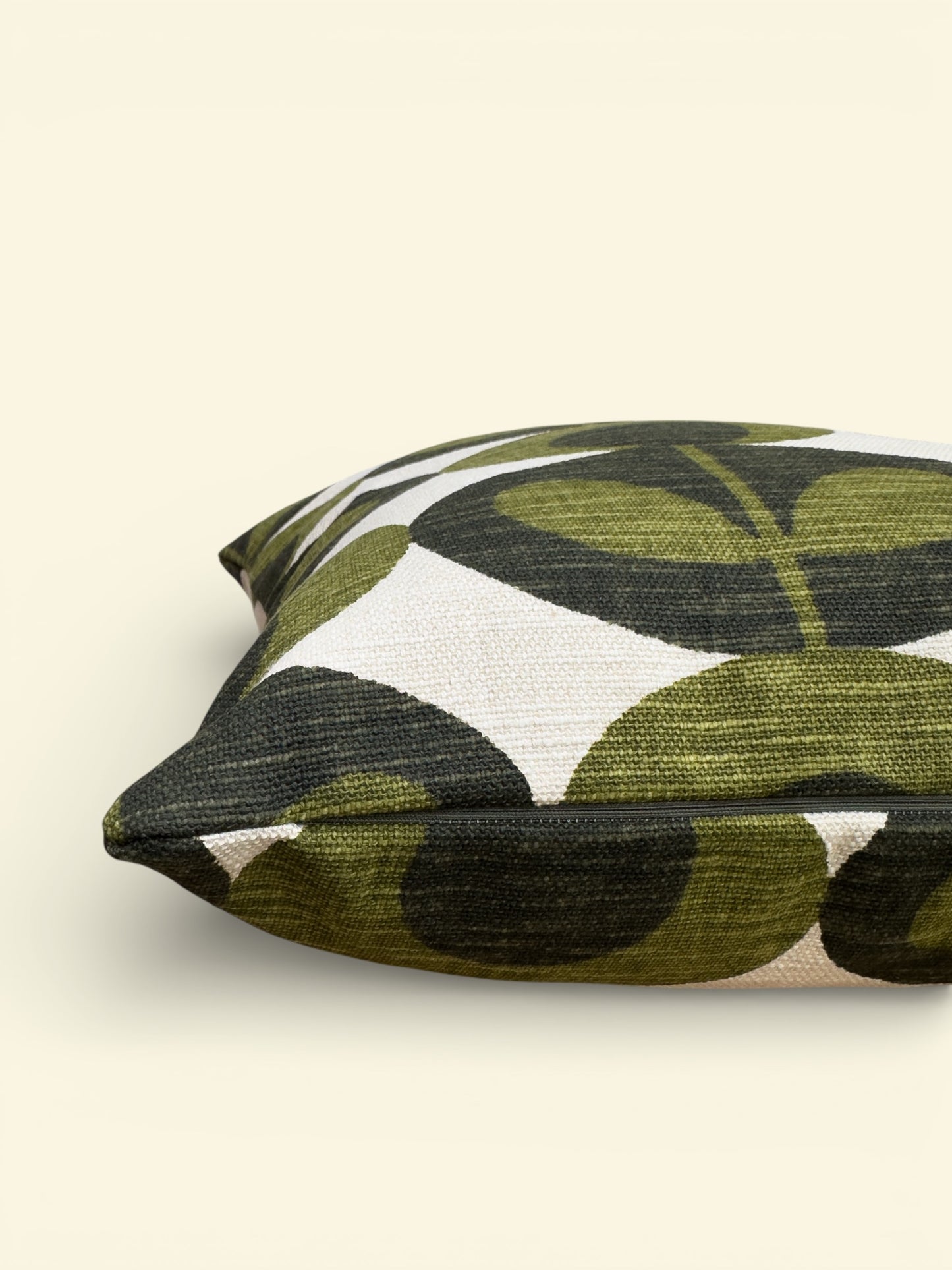 Slub Cotton Orla Kiely Solid Stem Cushion Cover Scandinavian Style