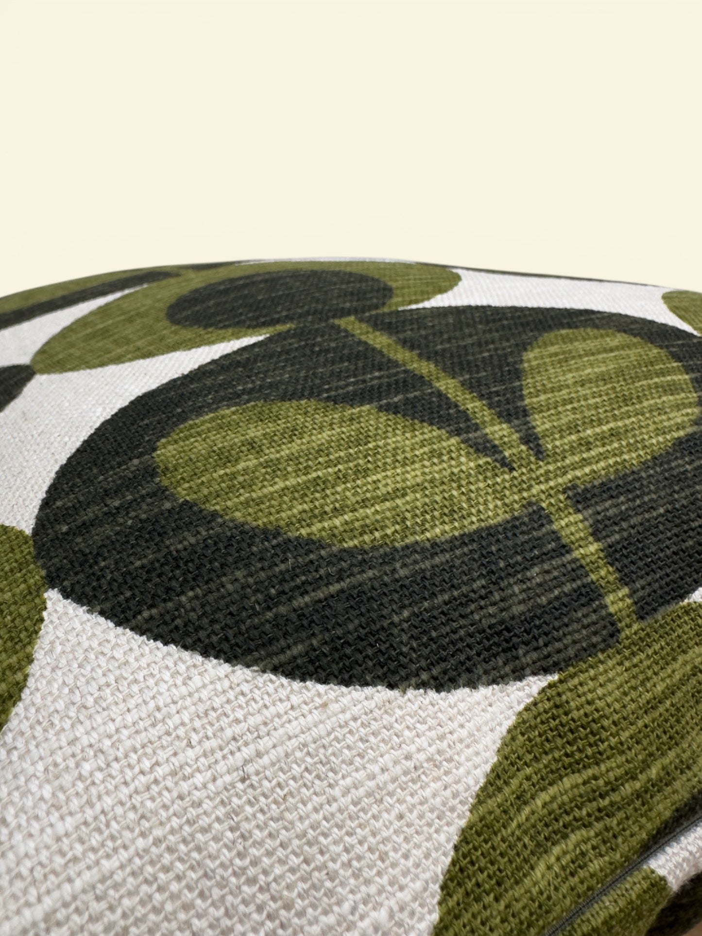 Slub Cotton Orla Kiely Solid Stem Cushion Cover Scandinavian Style