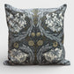 William Morris Pimpernel Cushion Cover Dark Grey Velvet Back (All Sizes)