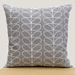 Cotton Linen Linear Stem Scandinavian Style Cushion Covers  All Sizes (16 Colour Options)