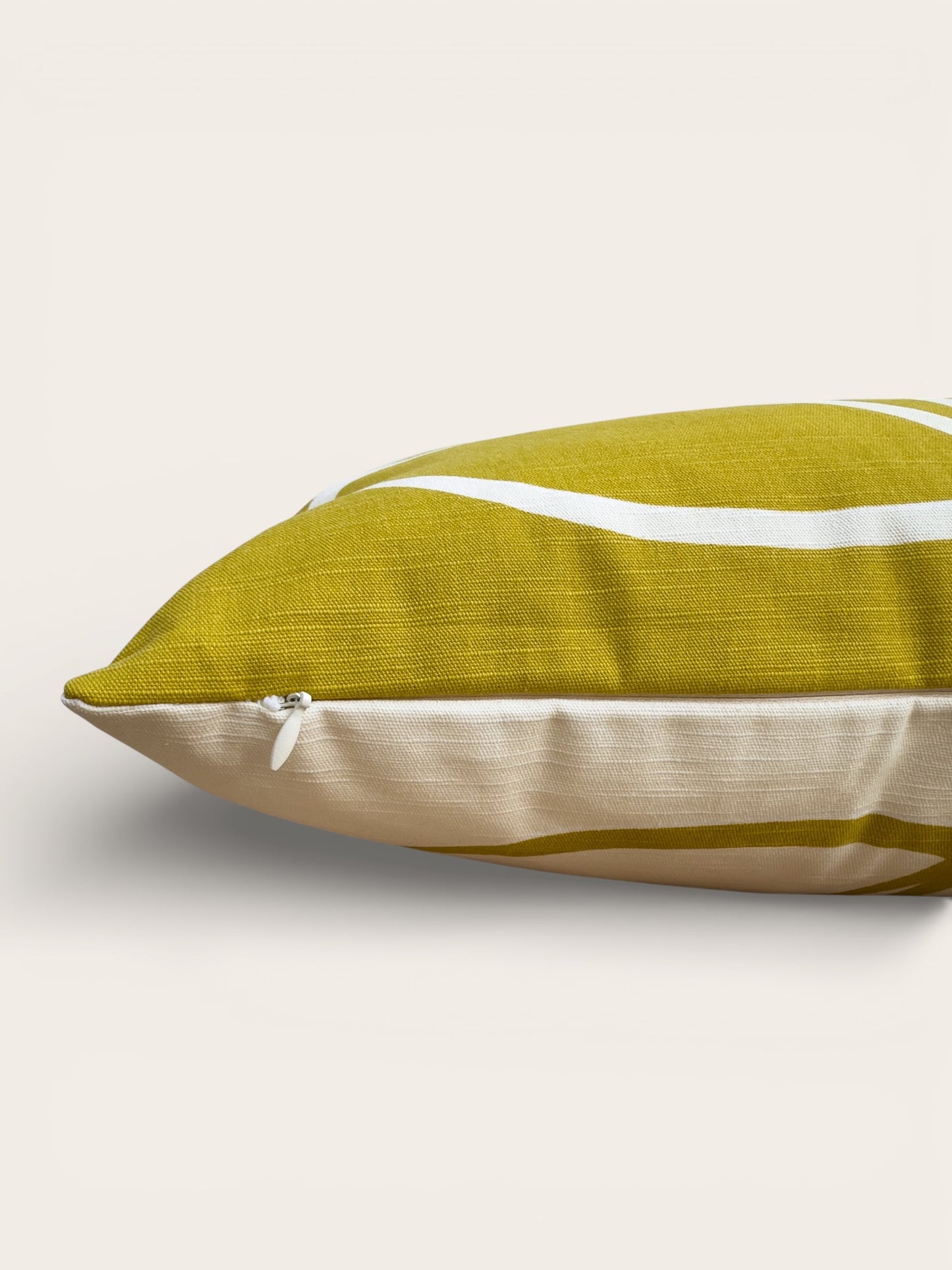 Cotton Linen Scandinavian Style Reversible Cushion Cover 18x18 Inches - 45x45cm