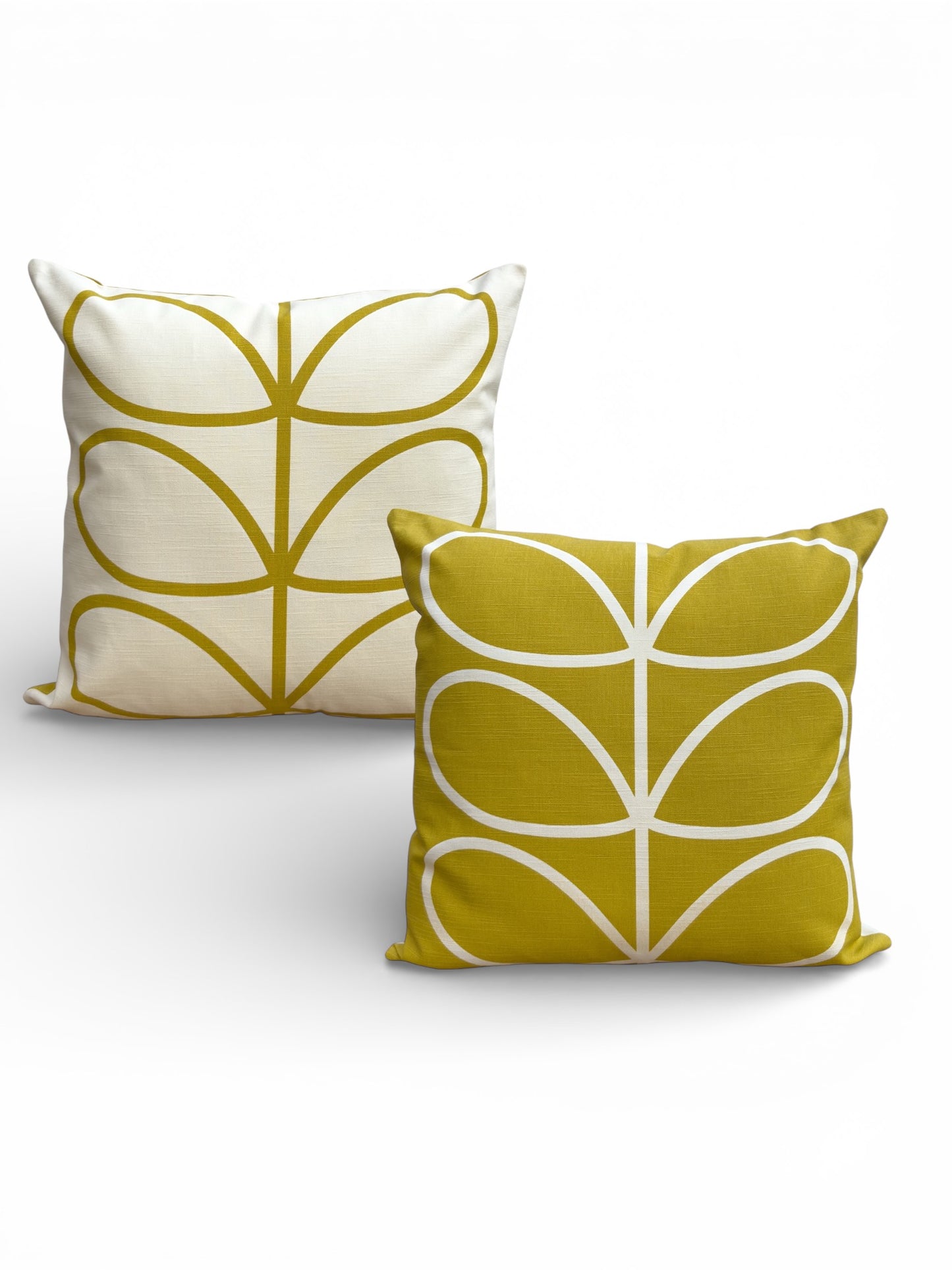 Cotton Linen Scandinavian Style Reversible Cushion Cover 18x18 Inches - 45x45cm