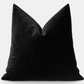 Luxury Black Velvet Cushion Cover Decorative Black Throw Pillow Cover (All Sizes)