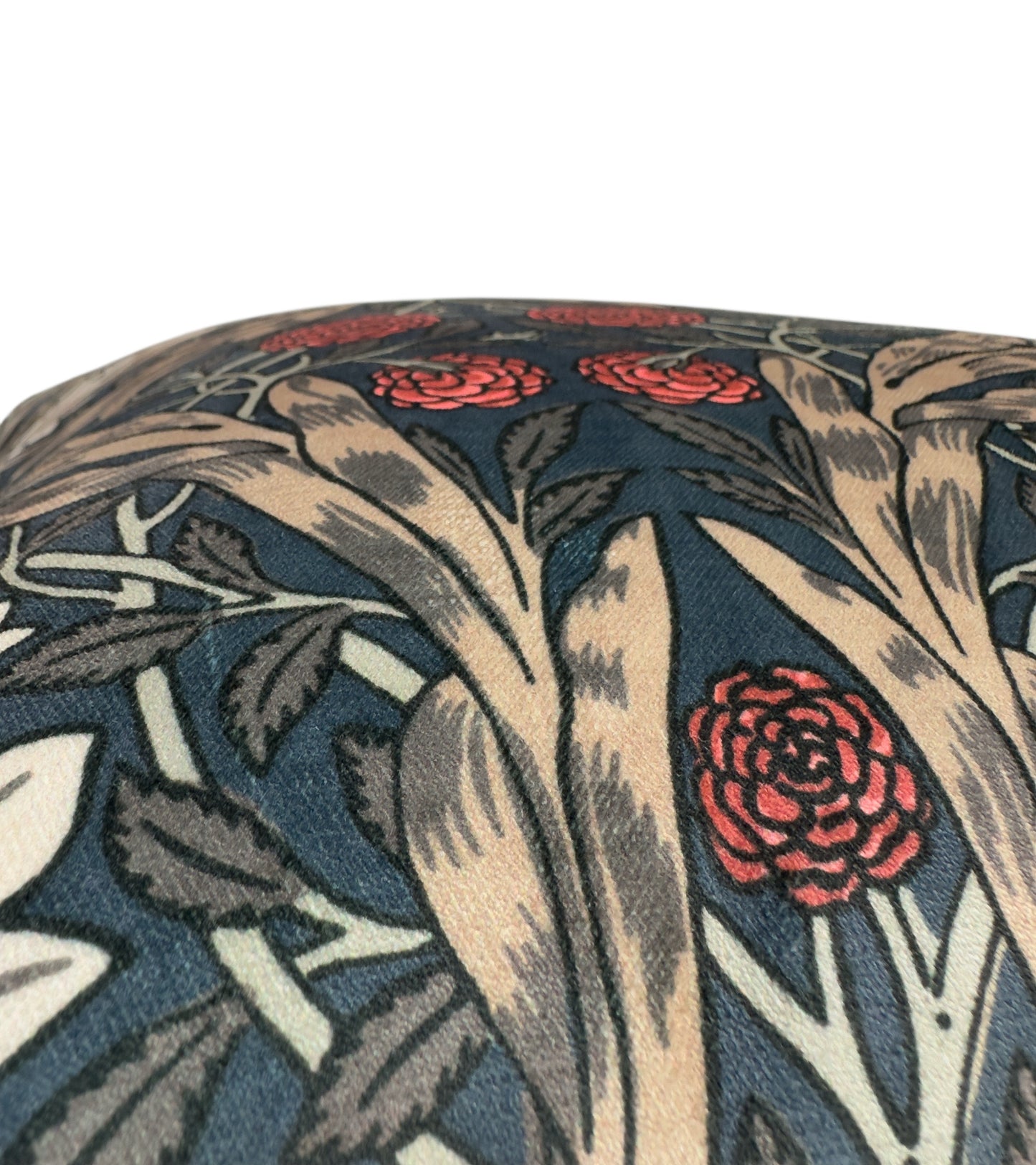 William Morris African Marigold Cushion Cover Rust Velvet Back (All Sizes)