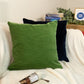 Luxury Cord Velvet Apple Green Cushion Cover Decorative Cord Apple Green Throw Pillow Covers (All Sizes)