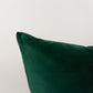 Cotton Velvet Dark Green Scatter Cushion Cover (All Sizes)