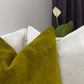 Soft Teddy Boucle Khaki Green Scatter Cushion Cover Green Teddy Throw Fluffy Pillow Covers (All Size)