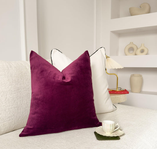 Burgundy Pillow