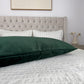 Luxury Velvet Dark Green Extra Long Lumbar Cushion Cover (All Sizes)