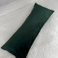 Luxury Velvet Dark Green Extra Long Lumbar Cushion Cover (All Sizes)