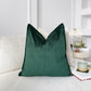 Cotton Velvet Dark Green Scatter Cushion Cover (All Sizes)