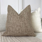 Linen Basketweave Lumbar Cushion Cover  (All Sizes)