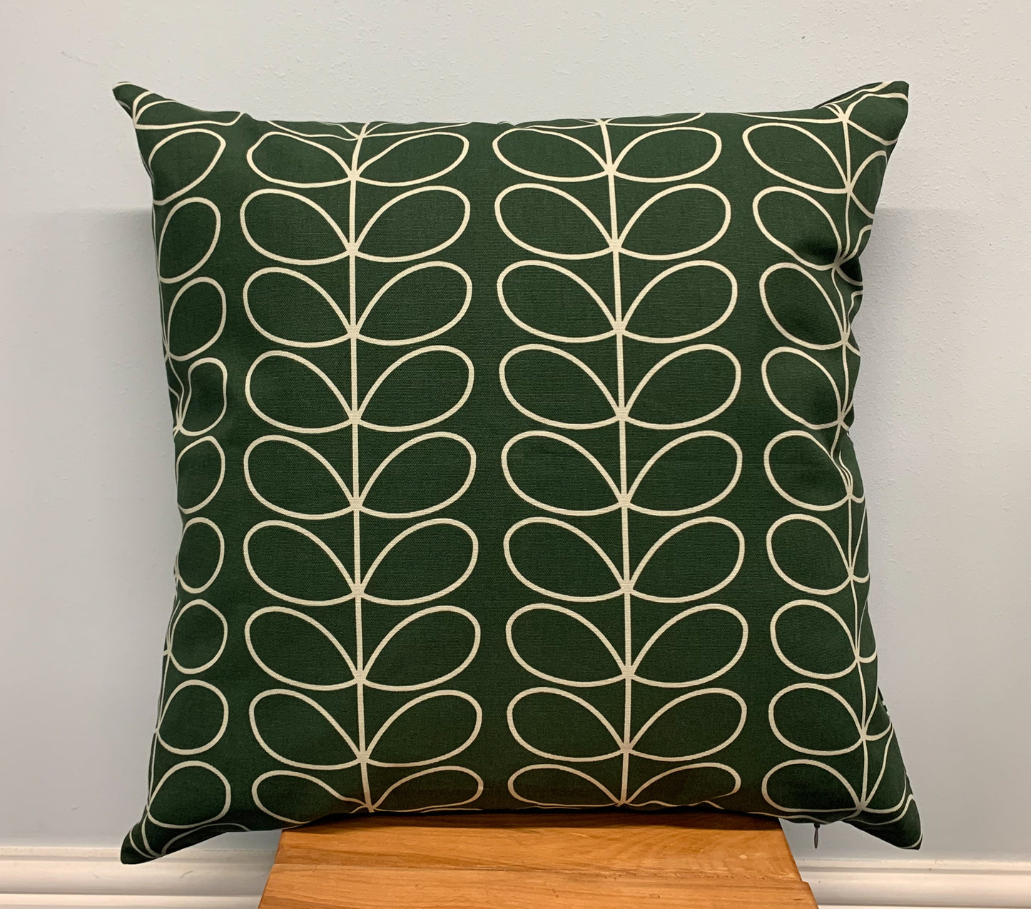 Cotton Linen Linear Stem Scandinavian Style Cushion Covers  All Sizes (16 Colour Options)