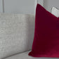 Luxury Velvet Wine Red Velvet Cushion Cover Burgundy Throw Pillow Cover(All Sizes)