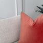 Velvet Powder Pink Cushion Cover Scatter Salmon Pink Cushion Cover (All Sizes) (Copy)