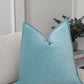 Luxury Velvet Light Blue Cushion Cover Home Decor Mint Blue Lumbar Cushion Covers (All Sizes) (Copy)