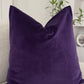 Cotton Velvet Deep Purple Cushion Cover (All Sizes)