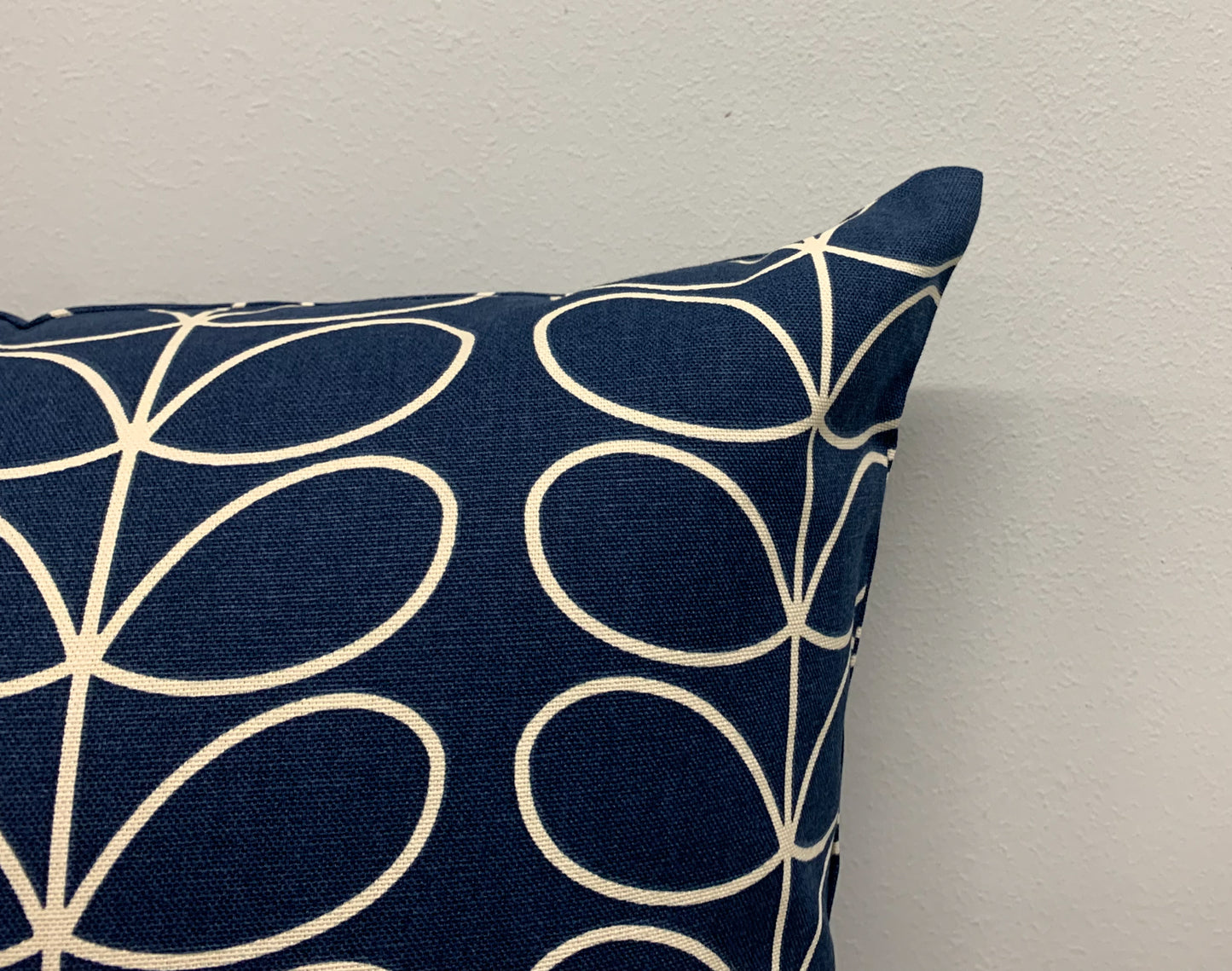 Cotton Linen Linear Stem Scandinavian Style Cushion Covers  All Sizes (16 Colour Options)
