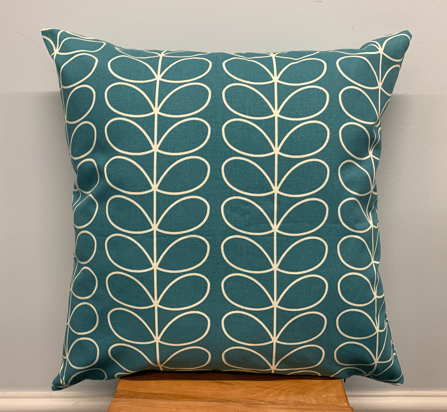 Cotton Linen Linear Stem Scandinavian Style Cushion Covers  All Sizes (16 Colour Options)