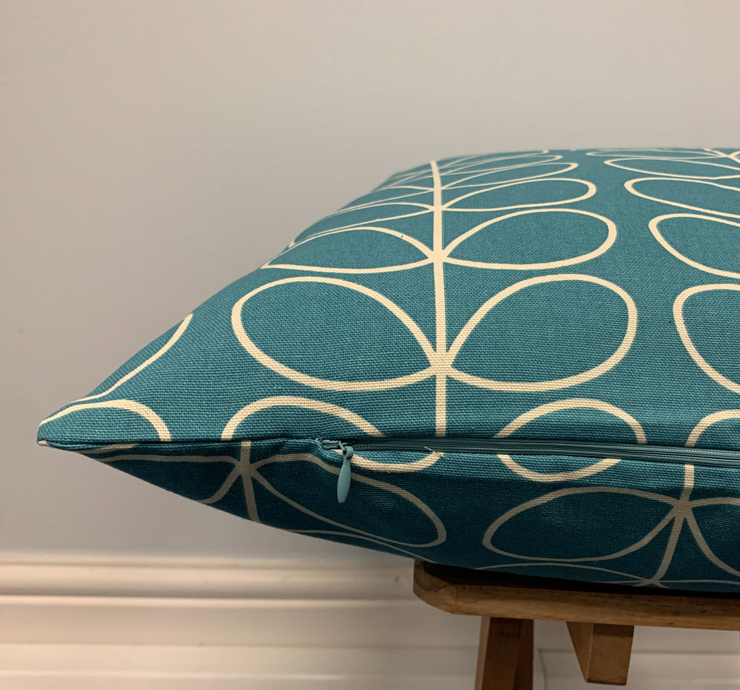 Cotton Linen Linear Stem Scandinavian Style Cushion Covers  All Sizes (16 Colour Options)