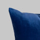 Luxury Corduroy Velvet Dark Blue Cushion Cover, Navy Blue Lumbar Pillow Cover (All Sizes)