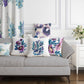 Handmade Suede Throw Pillow Cover Set I Home Decor Cushion Covers I Double Side Printed Cushions I Velvet Fabric Cushions