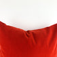 Cotton Velvet Tomato Red Cushion Cover, Rust Red Velvet Cushion - Pillow Cover for Home Decor