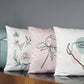 Set of 4 Cushion Covers Double Sided, Abstract Art Decor Pillow Cover Set 43x43cm 18x18Inches