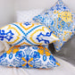 Moroccan Pattern Design Cushion Cover Set I Garden Cushion for Home and Garden Decor 18"x18"