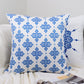 Moroccan Pattern Design Set of 4 Velvet Cushion Set 18" x 18" for Home, Livingroom, Bedroom, Garden and Nursery Decor
