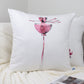 Set of 3 Decorative Flower Pattern Design Cushion Covers for Home Decor, Nursery Decor, Double Sided Soft Suede Velvet 18"x18"