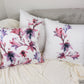Set of 3 Decorative Flower Pattern Design Cushion Covers for Home Decor, Nursery Decor, Double Sided Soft Suede Velvet 18"x18"