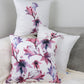 Set of 3 Decorative Flower Pattern Design Cushion Covers for Home Decor, Nursery Decor, Double Sided Soft Suede Velvet 18"x18"