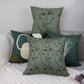 Set of 4 Decorative Minimalist Cushion Cover Set, Double Side Printed, Soft Velvet Pillow Cover 17x17Inches