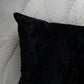 Luxury Crushed Velvet Black Cushion Cover I Velvet Throw Pillow Cover I Square Pillow Home Decor 43x43cm