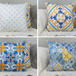 Moroccan Pattern Design Cushion Cover Set I Garden Cushion for Home and Garden Decor 18"x18"