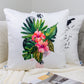 Set of 4 Plant Pattern Double Side Cushion Covers, 45x45cm, 18x18Inches