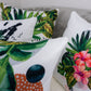 Set of 4 Plant Pattern Double Side Cushion Covers, 45x45cm, 18x18Inches