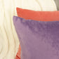 Handmade Woven Velvet Purple Cushion Cover, Purple Throw Pillow cover, Square Pillowcases, Home Sofa Decor 43x43cm