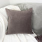 Plush Velvet Brown Cushion Cover, Brown Plush Velvet Pillow Cover, Throw Pillow cover, 45x45cm
